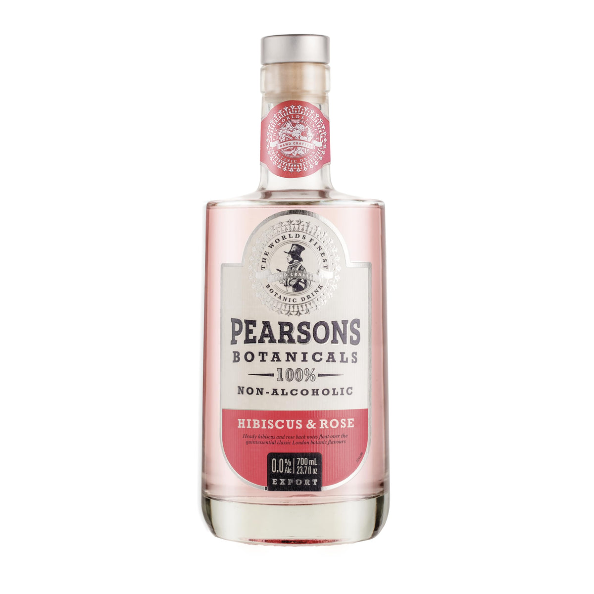 700ml bottle of Pearsons Hibiscus & Rose ready to mix