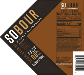 SOBOUR Doublewood pour demonstrates versatility for ice or non-alcoholic cocktails.