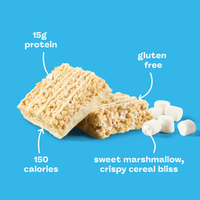 Think high protein crispy squares marshmallow crunch gluten-free ingredients