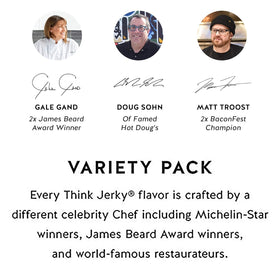 Think Jerky 8-pack lineup suggesting convenient keto-friendly snack options