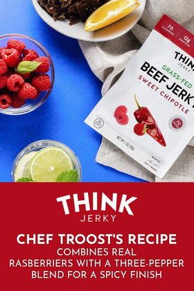 Think Jerky award-winning chef-crafted flavor close-up invites tasting exploration