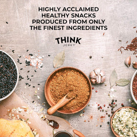 Think Jerky gluten-free and nitrate-free ingredients for clean snacking.