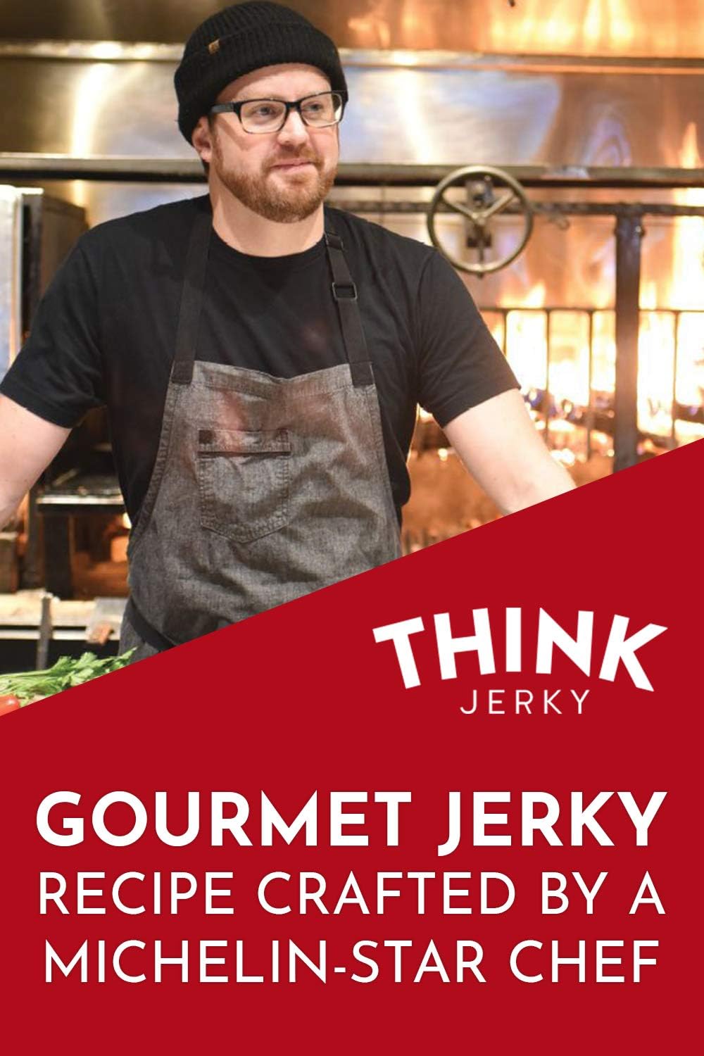 Think Jerky gluten free and antibiotic free jerky pack emphasizing clean ingredients and quality.