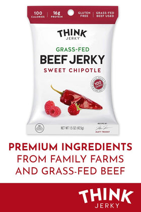 Think Jerky high-protein snack ready-to-eat on the go for active lifestyles.