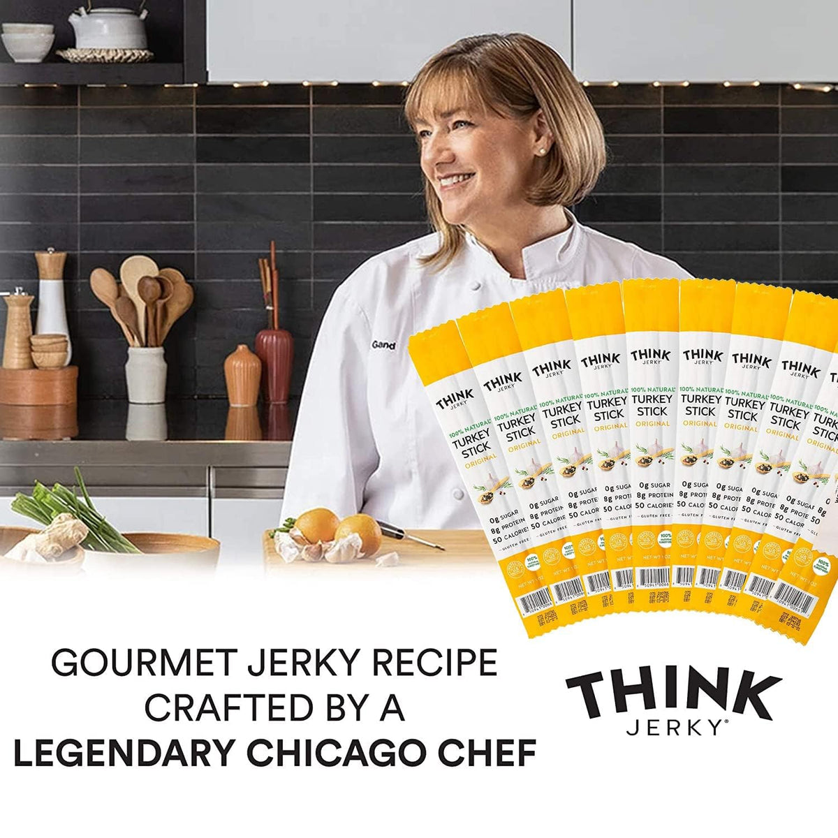 Think Jerky flavor close-up showcases rich, slow-cooked taste