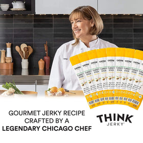 Think Jerky flavor close-up showcases rich, slow-cooked taste