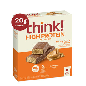 Think! Non-GMO ingredients label hints at quality in every bar.