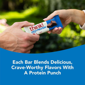 think! On-the-go snack setup demonstrates portability and energy