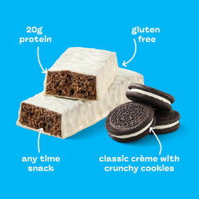 Think! Cookies and Créme bar on-the-go moment provides a quick energy lift.