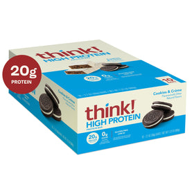 Think! Cookies and Créme bars in travel bag ready for workouts.