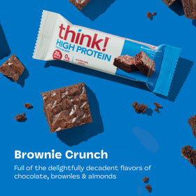 think! Protein bars on-the-go snack ready for workouts or busy days