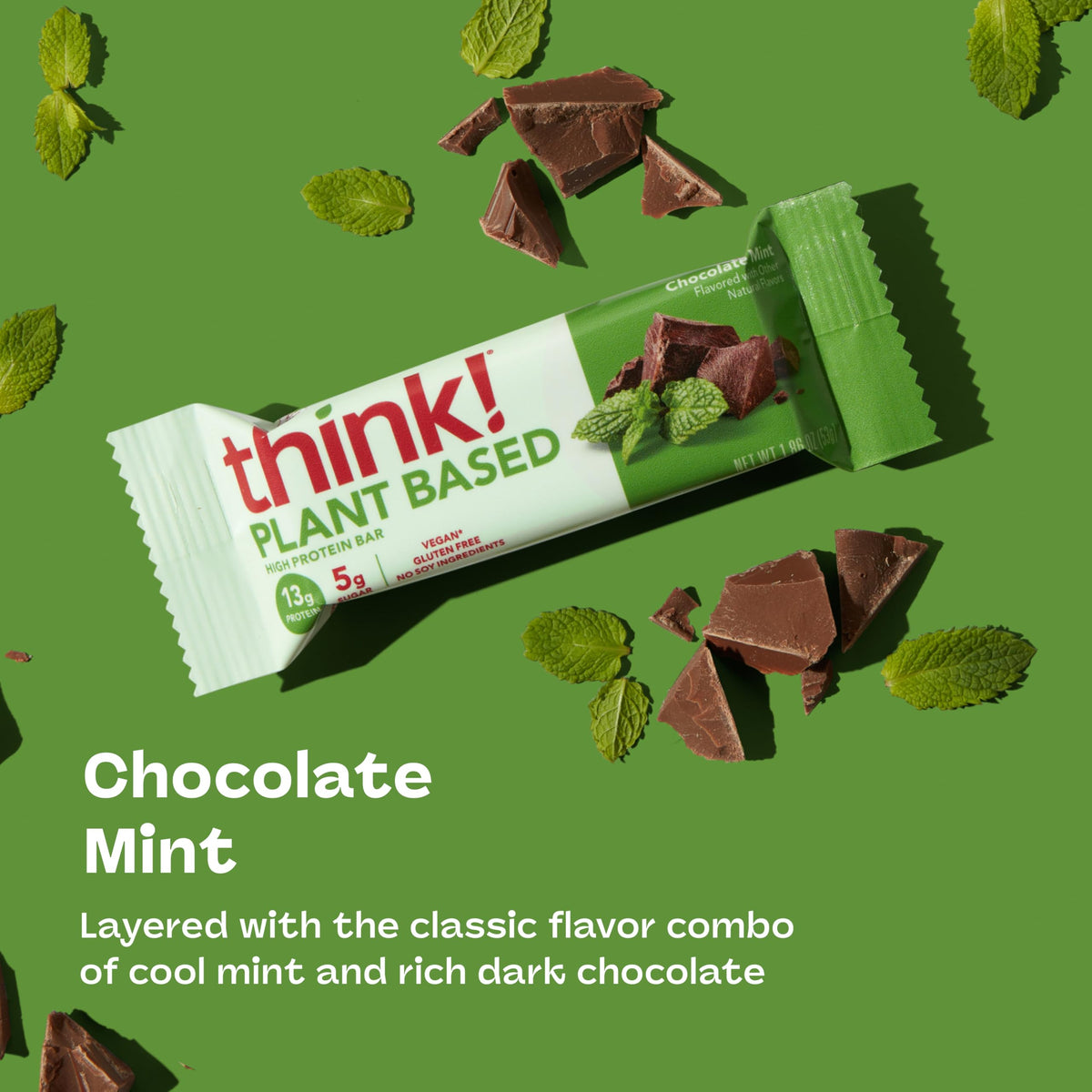 think! vegan bar ingredients reveal a pea brown rice pumpkin blend.