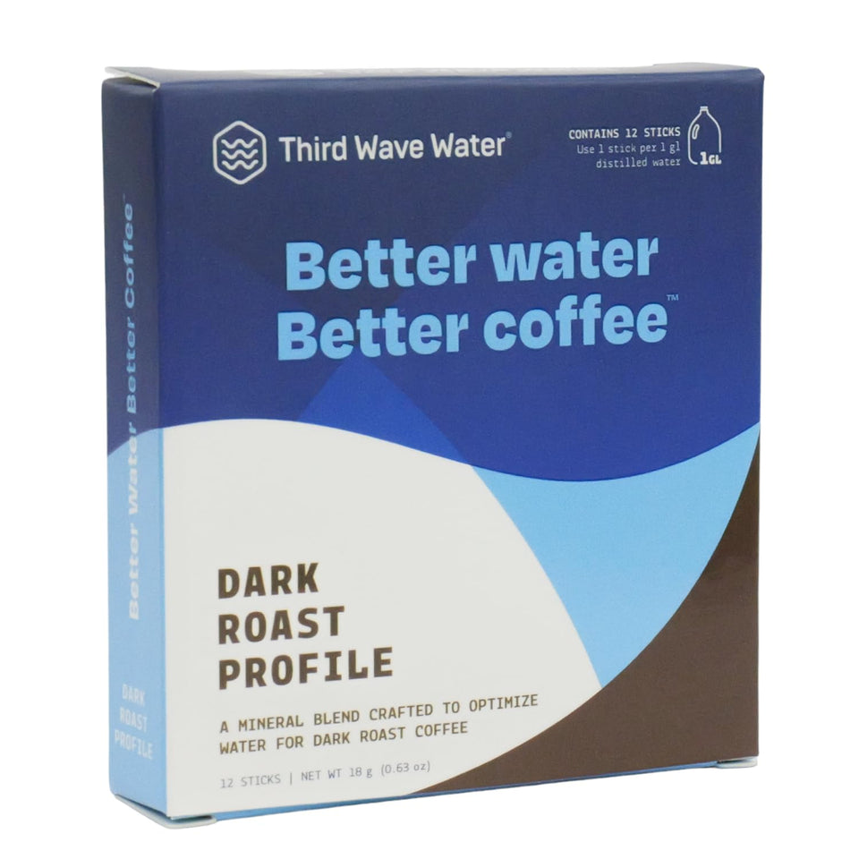 Third Wave Water Dark Roast Profile bottle showcasing low acidity for smoother coffee
