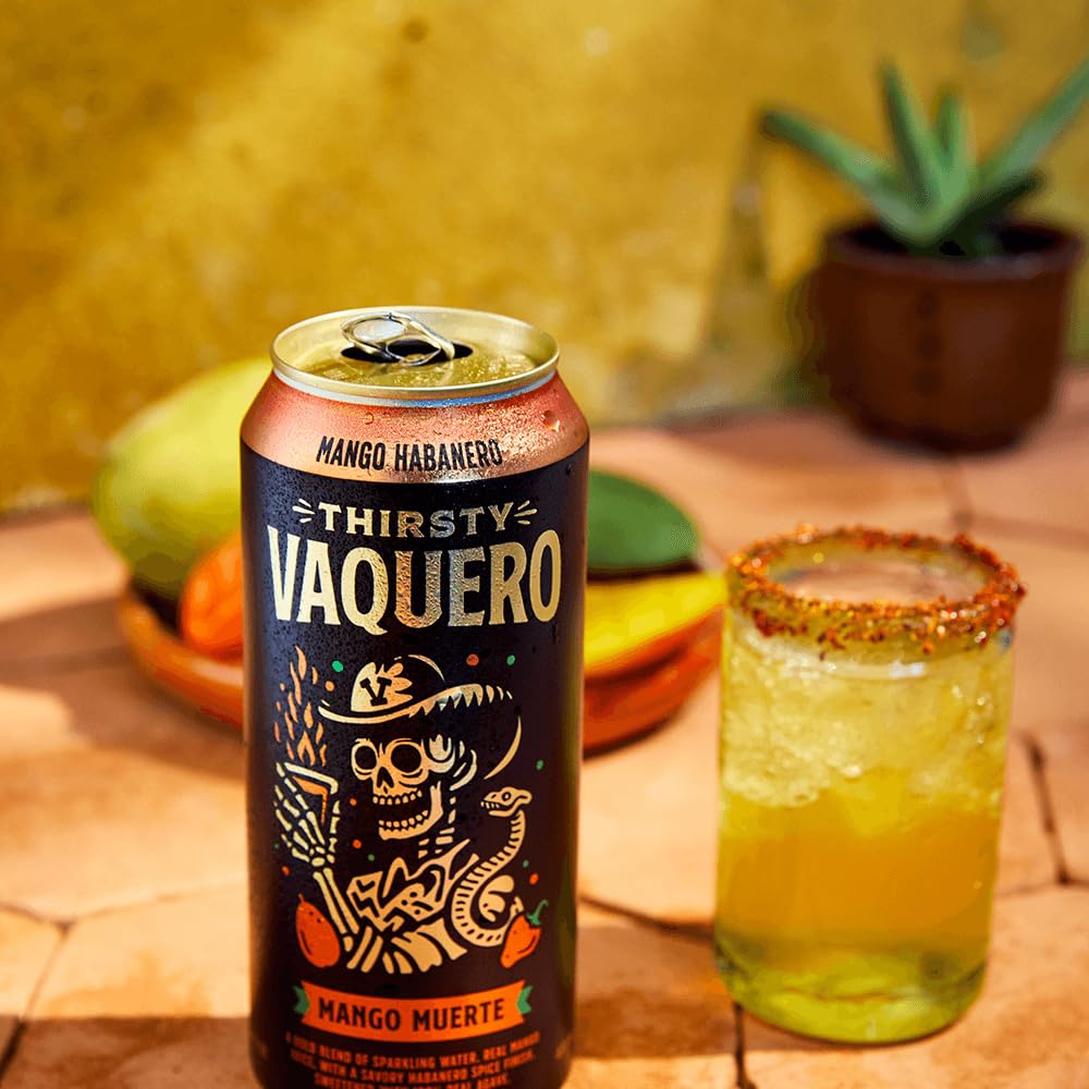 Thirsty Vaquero Skeleton art packaging stands out with heritage-inspired design