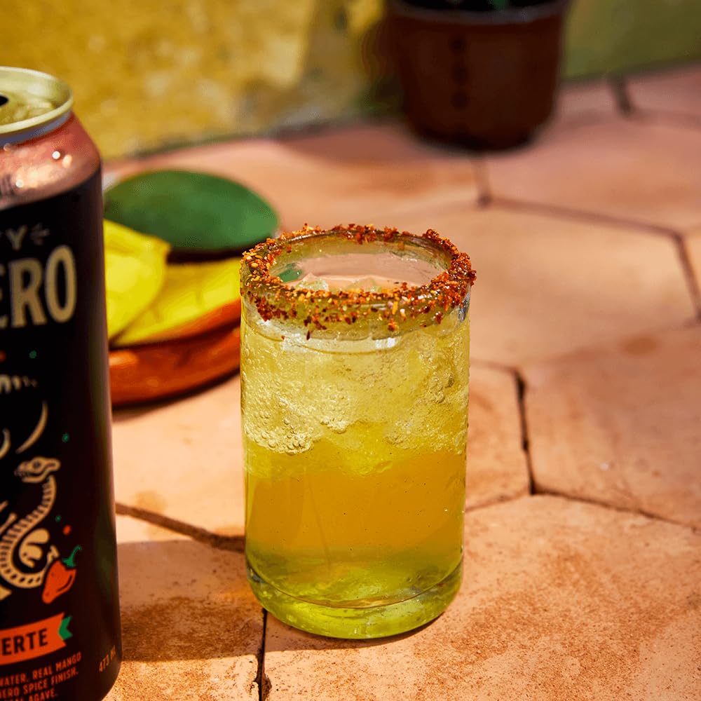 Thirsty Vaquero Spicy finish can shows peppers for an adventurous beverage