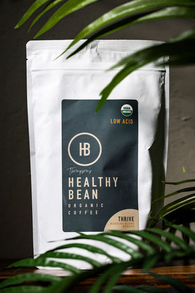 Thompson's Thrive brew-cup image features a balanced, low-acid cup.