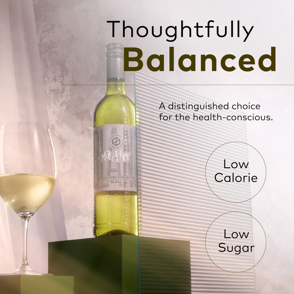 Gift-ready Thomson & Scott Noughty Blanc packaging.