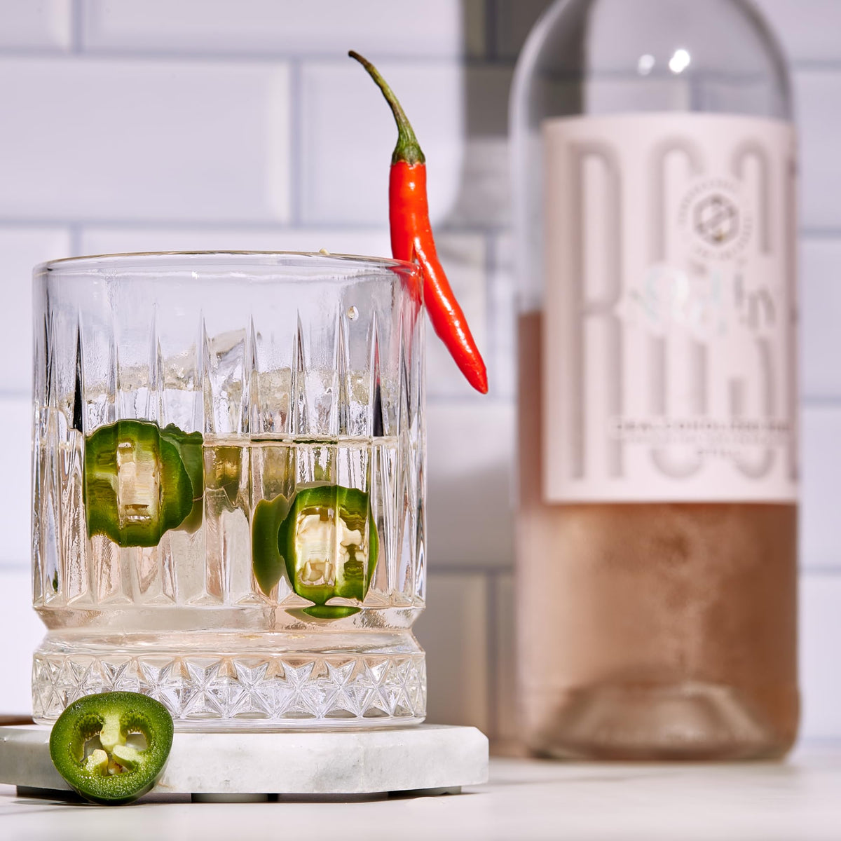 Thomson and Scott Noughty Rosé apricot aroma close-up, inviting summer refreshment.