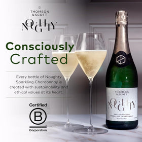Dessert pairing idea with Thomson & Scott Noughty sparkling Chardonnay.