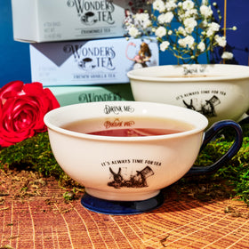 Thoughtfully Alice’s Adventures Black tea selection, bold and aromatic.