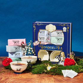 Thoughtfully Alice’s Adventures Herbal tea blends, calming aroma options.