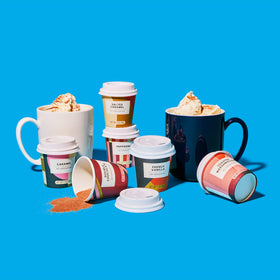 Thoughtfully Bombombs French Vanilla flavor in mini cups, smooth and comforting