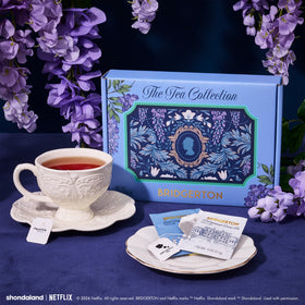 Thoughtfully Bridgerton Pomegranate tea, fruity infusion for afternoon refreshment.