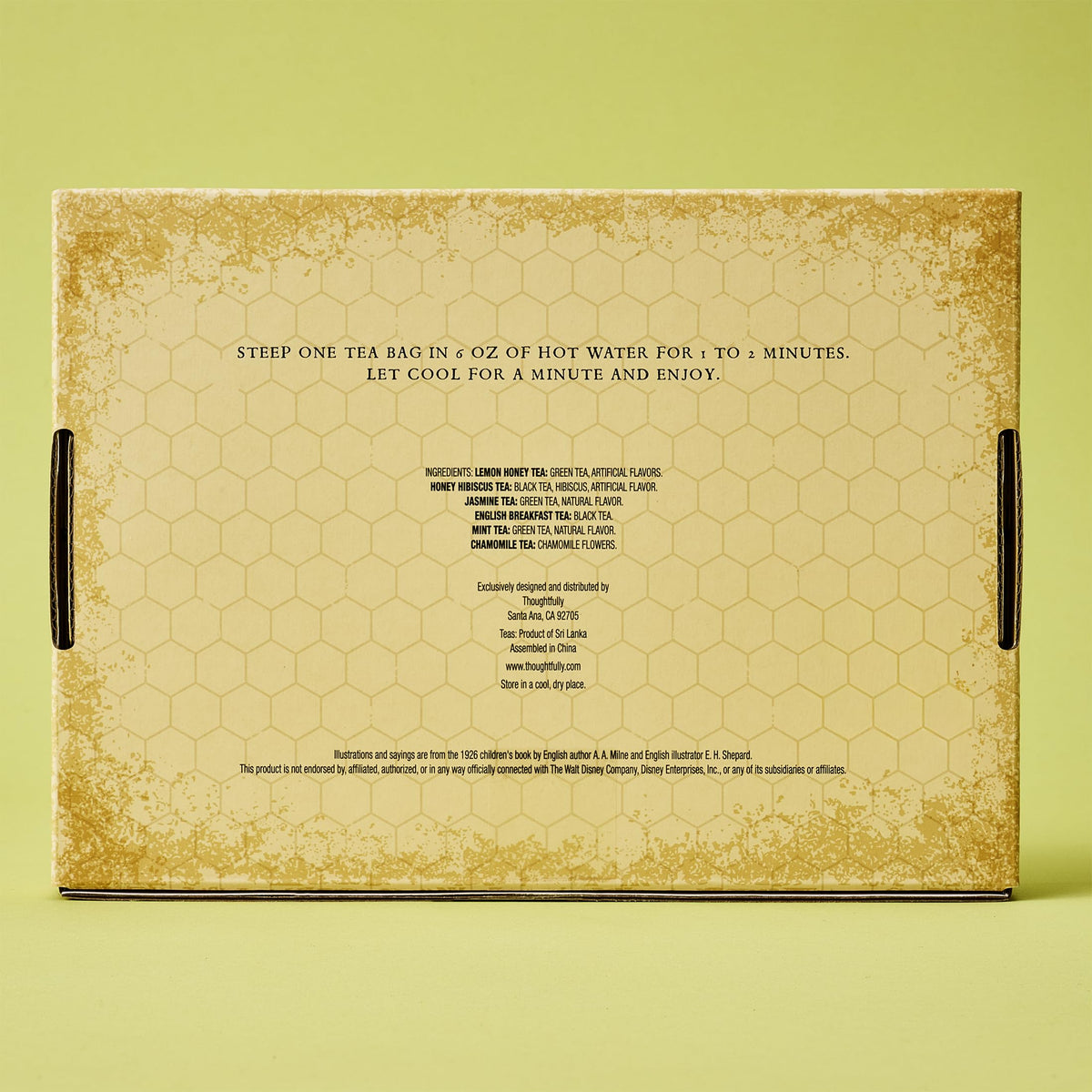 Thoughtfully Chamomile tea tin ideal for winding down evenings