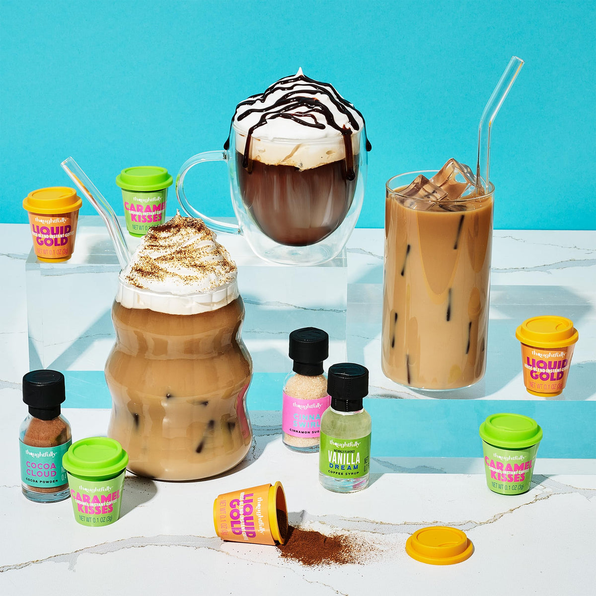 Thoughtfully hazelnut syrup adds nutty depth to coffee drinks