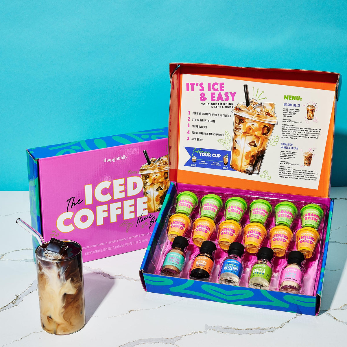Thoughtfully mocha syrup blends chocolate notes for decadent beverages