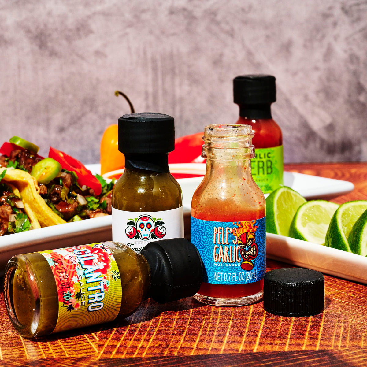 Cayenne flavor bottle highlight for quick heat boosts