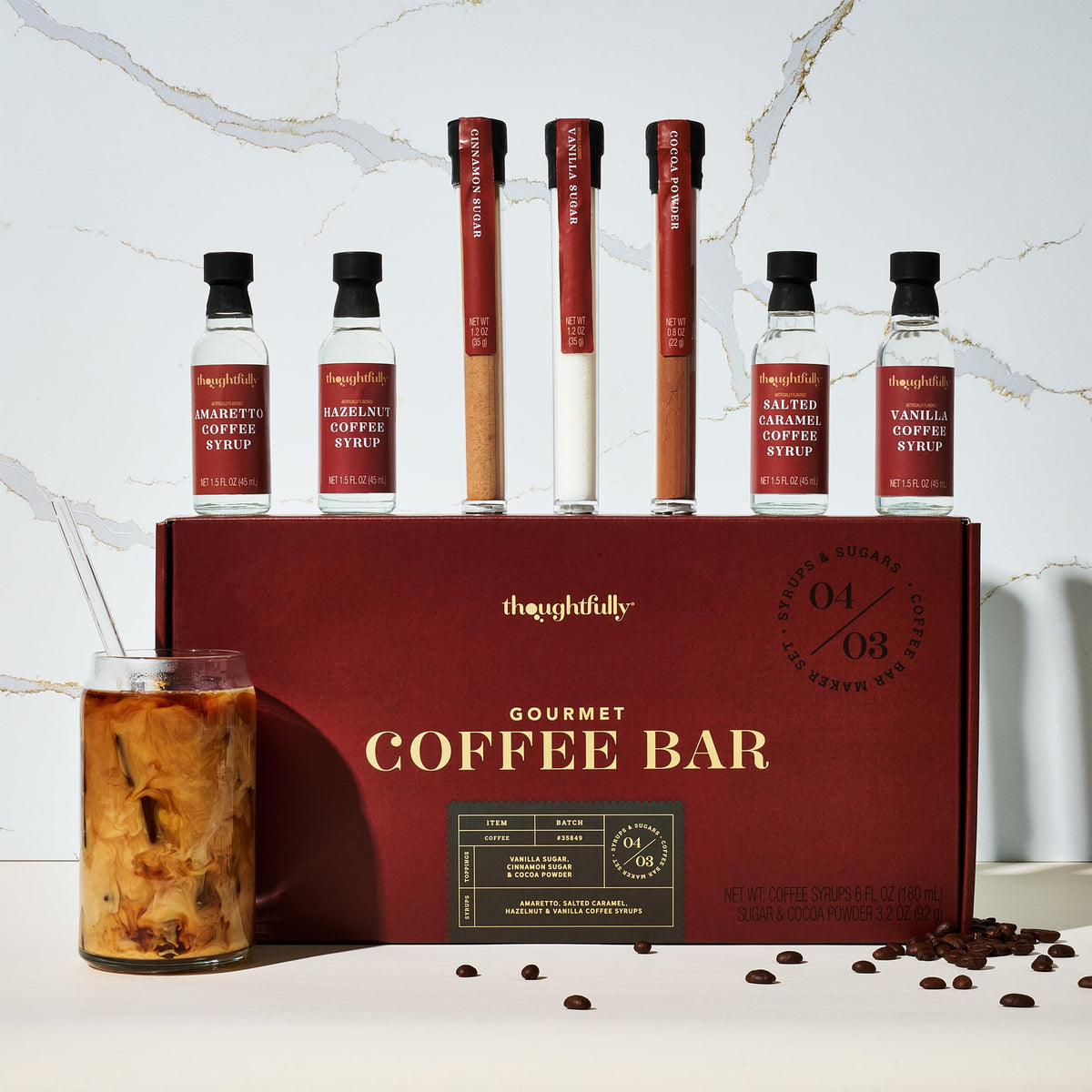 Thoughtfully Gourmet cocoa powder tin for rich coffee and desserts