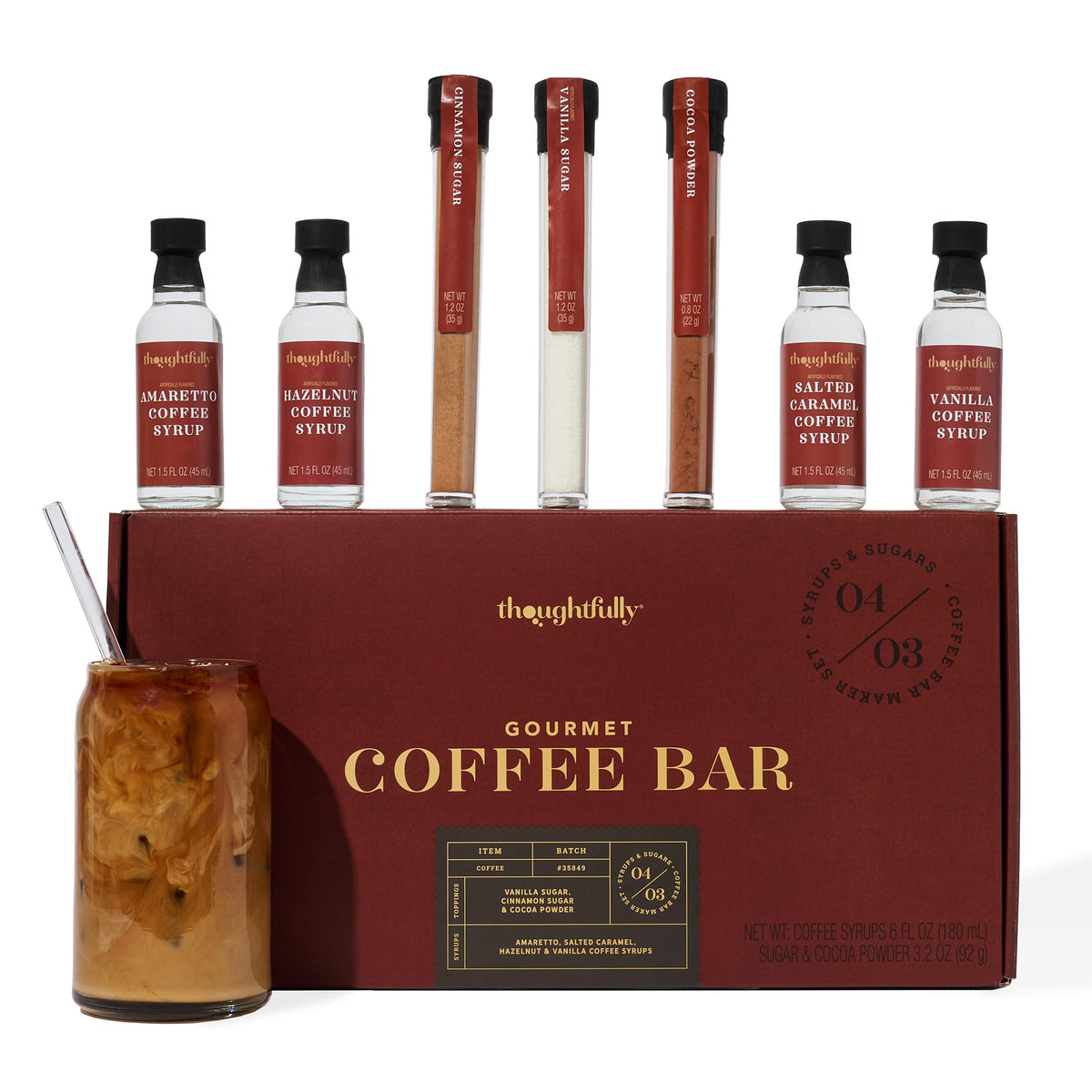 Thoughtfully Gourmet coffee bar gift set packaging ready for gifting and display