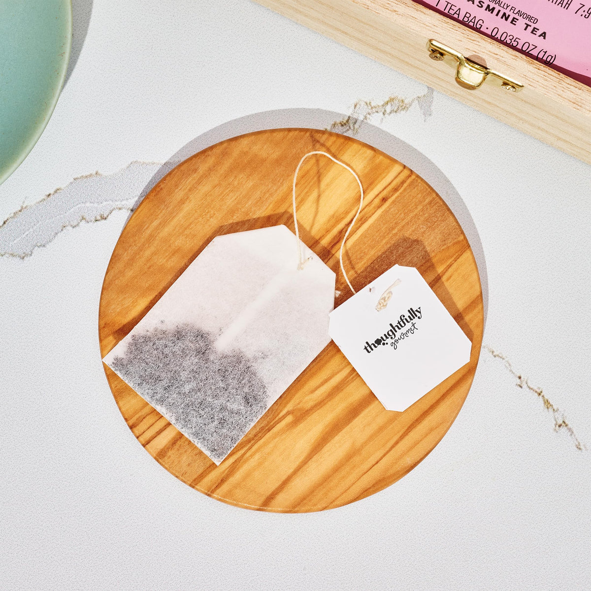 Thoughtfully Gourmet tea cup scene highlighting a faith-filled tea ritual.