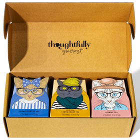 Thoughtfully Gourmet Tea Sampler shows 24 bags across six flavors.