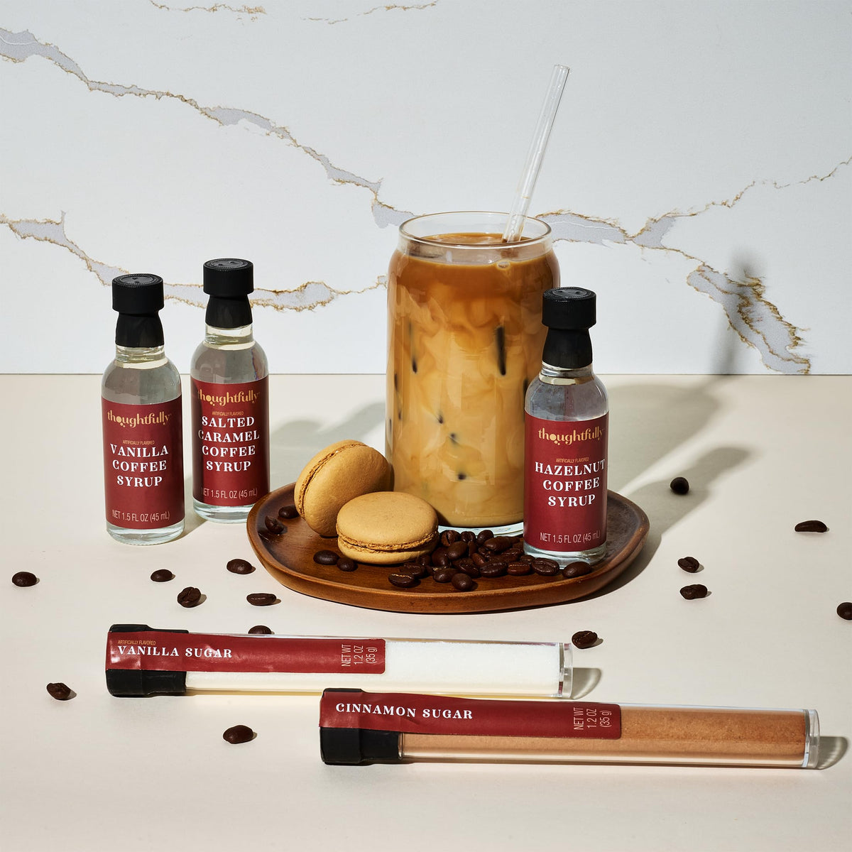 Thoughtfully Gourmet vanilla sugar tin for sweeter cup toppings