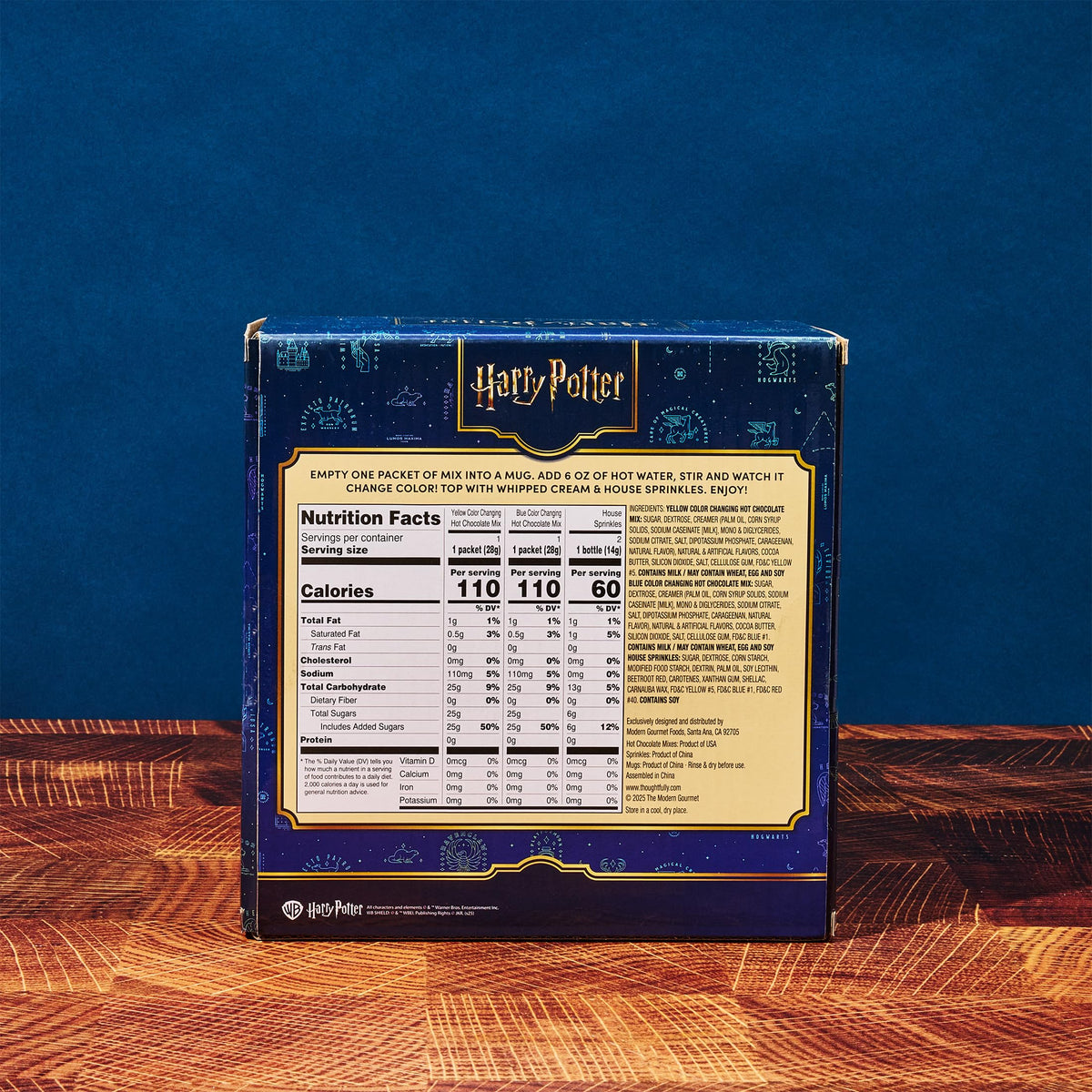 Thoughtfully Harry Potter officially licensed collection branding signals authentic merchandise