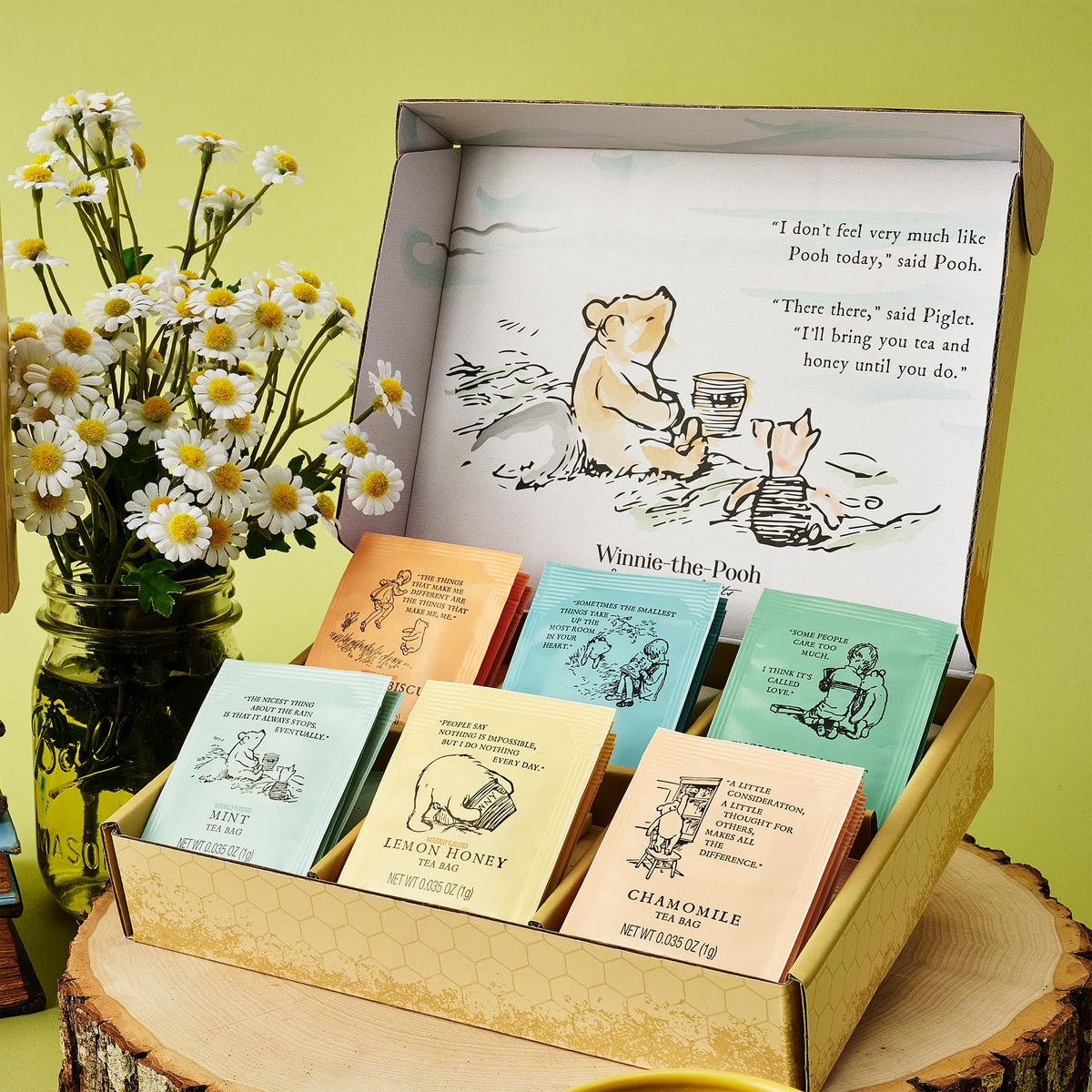 Thoughtfully Honey Hibiscus tea tin with floral notes for a refreshing finish