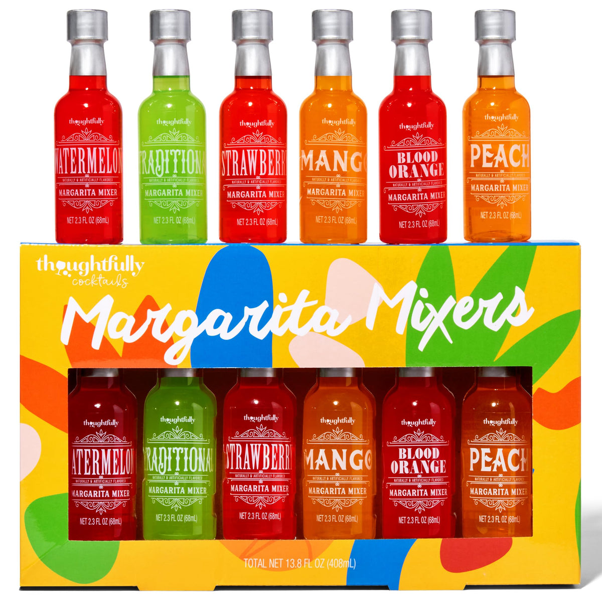 Thoughtfully Margarita Mixer Set includes six convenient flavor options.
