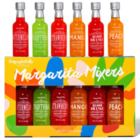 Thoughtfully Margarita Mixer Set includes six convenient flavor options.