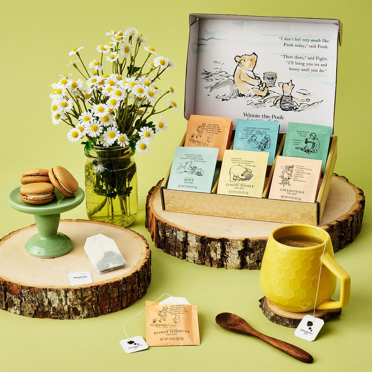 Thoughtfully Mint tea tin delivering refreshing minty finish during breaks