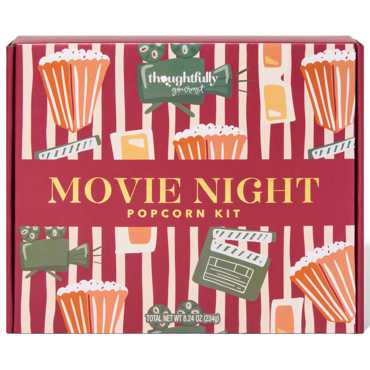 Thoughtfully Movie Night Popcorn Set Ten paper bags keep servings organized.