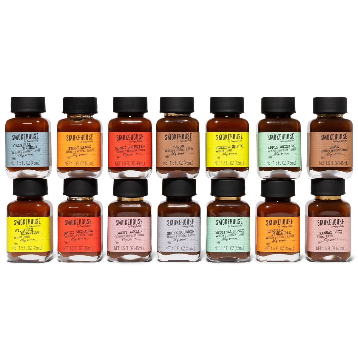 Thoughtfully Smokehouse bottle glaze enhances grilled vegetables with tangy finish