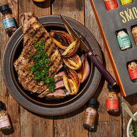 Thoughtfully Smokehouse Jamaican Caribbean bottle inspires global meals.