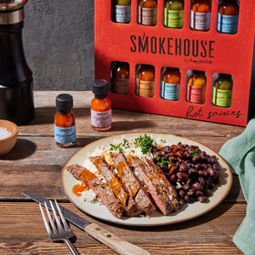 Thoughtfully Smokehouse label close-up highlighting diverse flavors for everyday meals