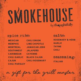Thoughtfully Smokehouse Memphis Cayenne bottle for bold rubs.