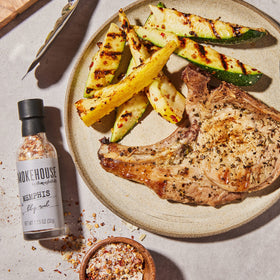 Thoughtfully Smokehouse Memphis BBQ rub bottle delivers smoky, hearty notes for ribs
