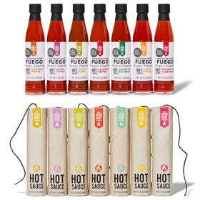 Thoughtfully The Good Hurt Fuego Smoky Bourbon bottle enhances BBQ and grilled meats.