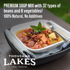 Thousand Lakes soup in pot simmering, inviting cozy weeknight dinner