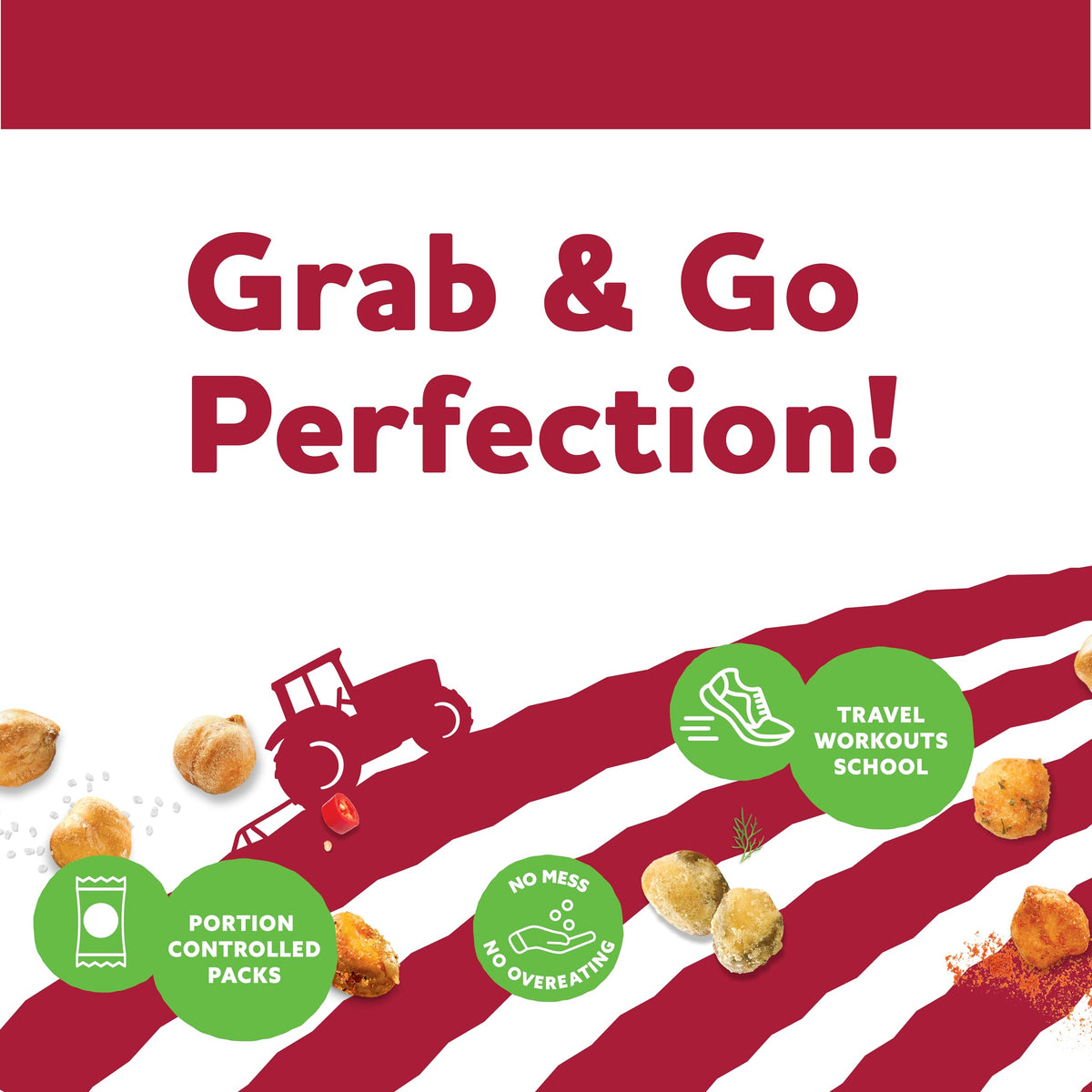 Three Farmers grab-and-go snack pack offers convenient, mess-free lunch option.